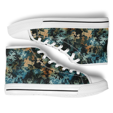 Chokefish™ Urban Peak Retro High Tops-Acid-Wash-002